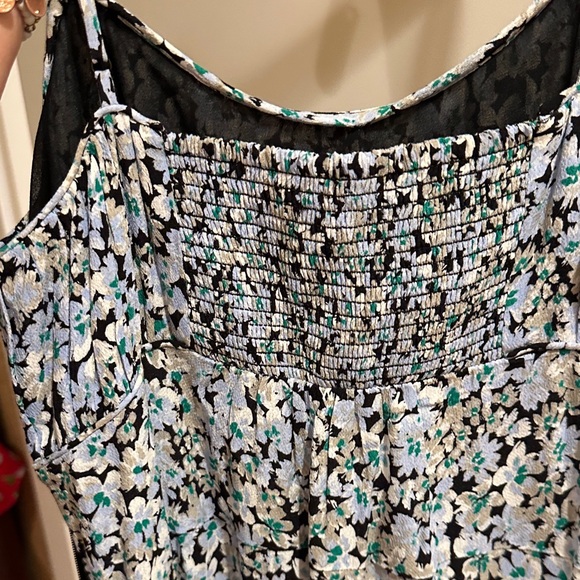 Like new Madewell Women's Blue Floral Slip maxi dress  - Lightweight Strap - Picture 6 of 7